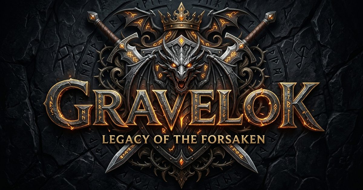 Świat Gravelok Online – mroczne miasto i okolice w stylu dark fantasy